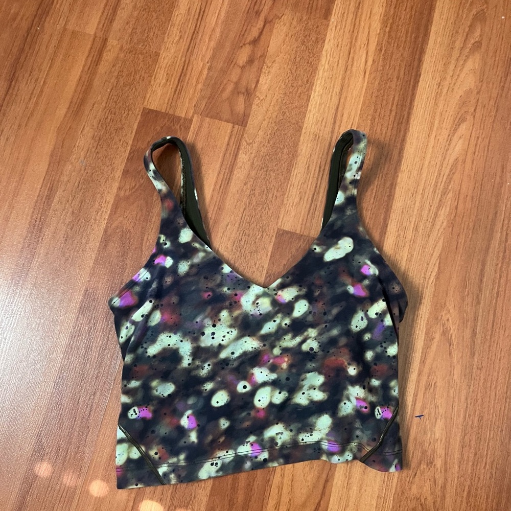 LULULEMON tie dye align crop tank